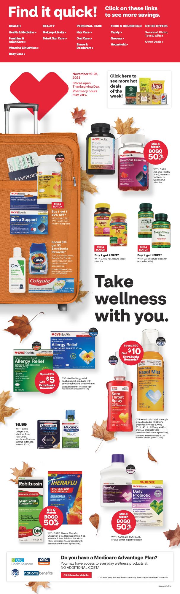 CVS Pharmacy Sales Products and Weekly Deals