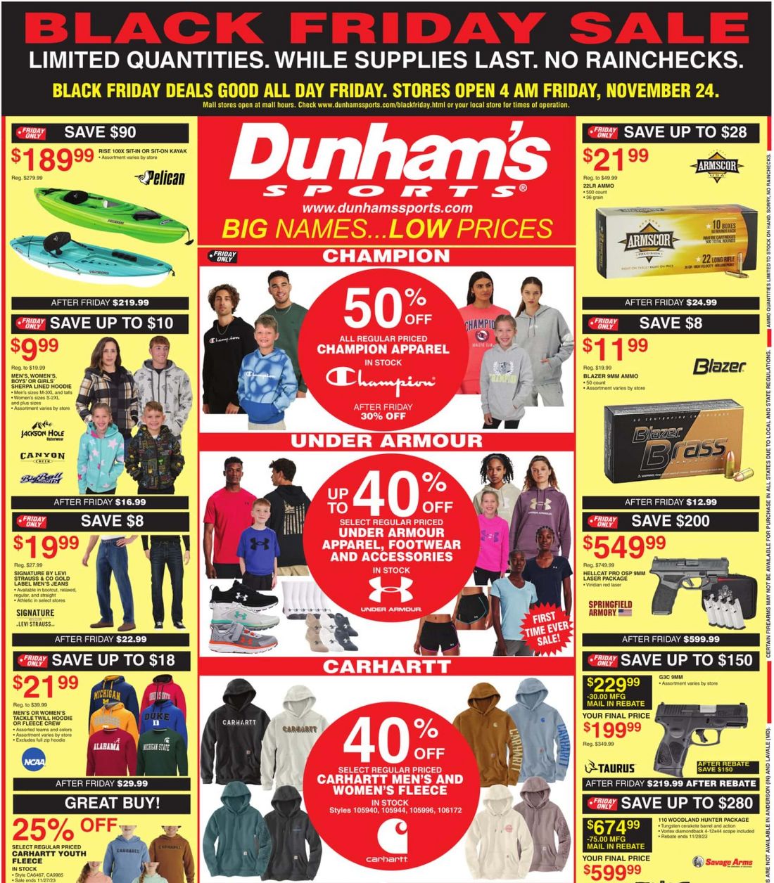 Dunham's Sports Black Friday July 2024 Weekly Sales, Deals, Discounts and Digital Coupons.