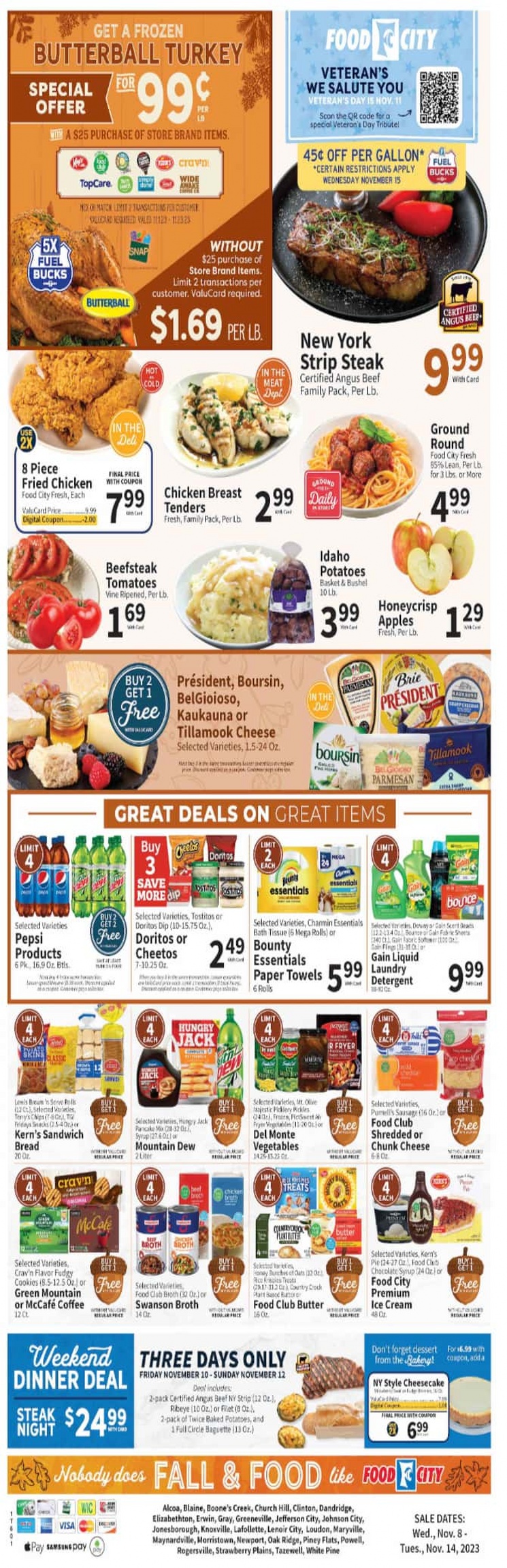 Food City Black Friday July 2024 Weekly Sales, Deals, Discounts and Digital Coupons.