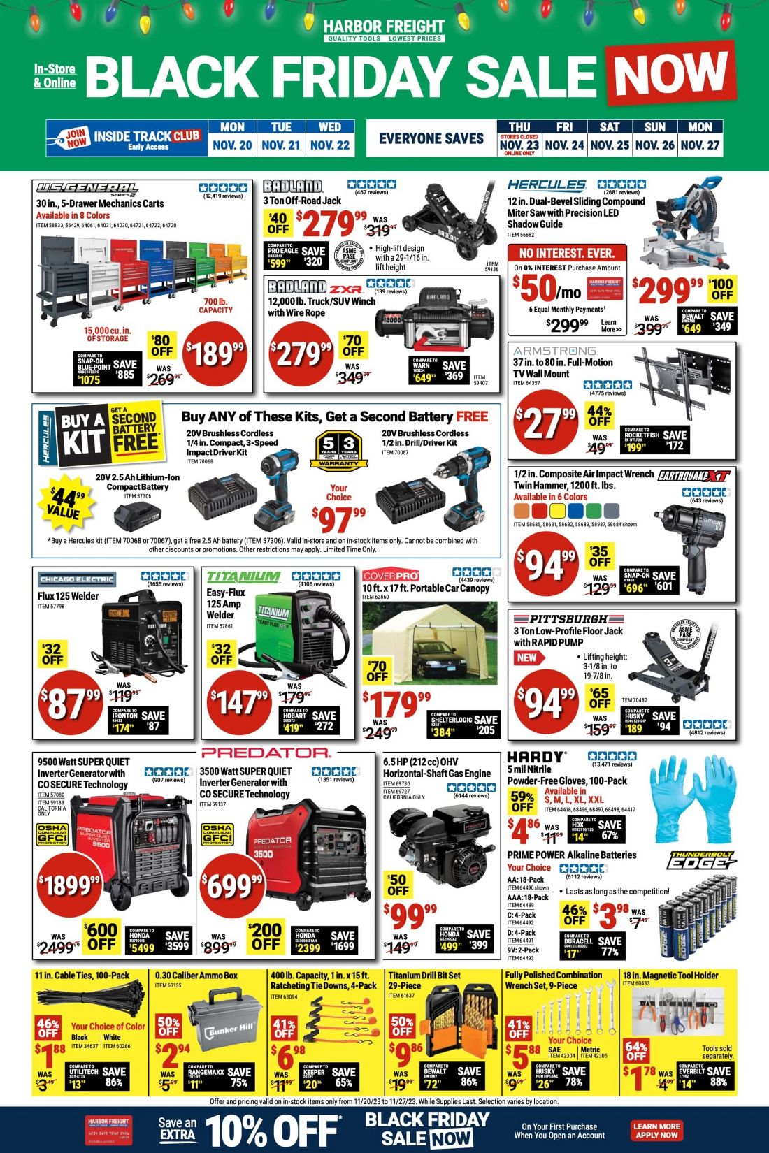 Harbor Freight July 2024 Weekly Sales, Deals, Discounts and Digital Coupons.