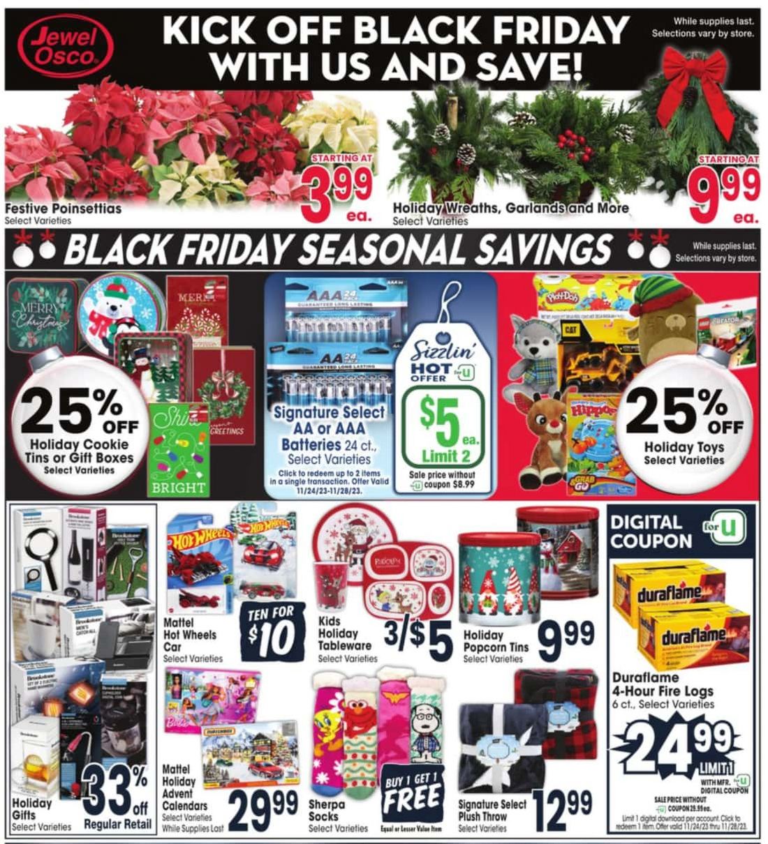 Jewel Osco Black Friday July 2024 Weekly Sales, Deals, Discounts and Digital Coupons.