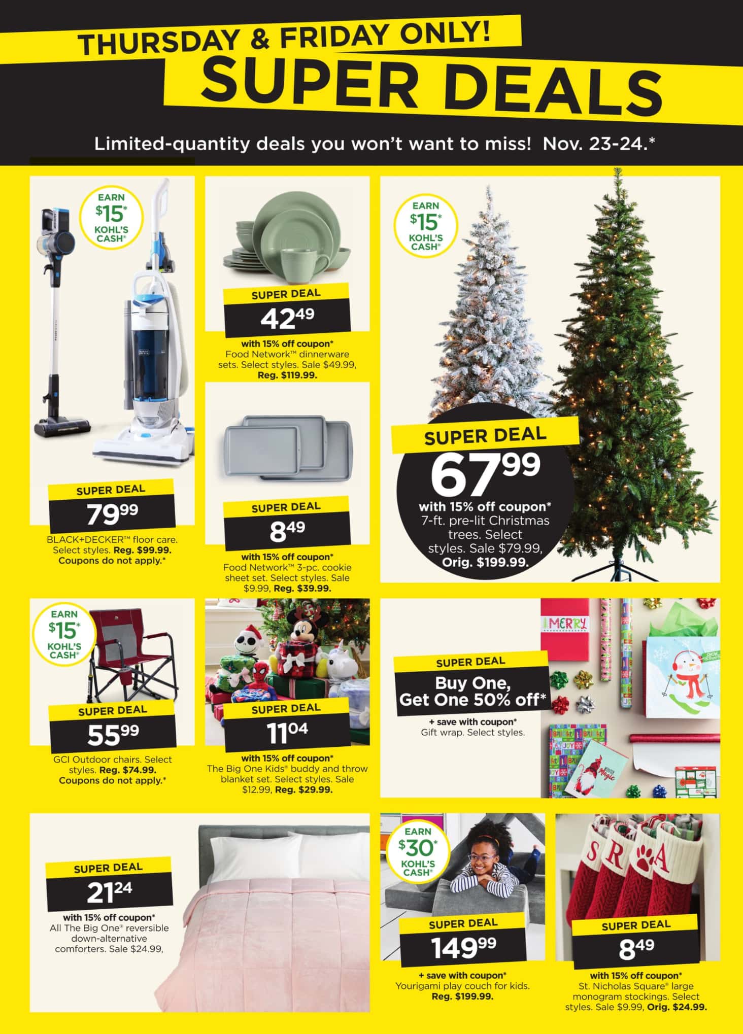 Kohl's Black Friday July 2024 Weekly Sales, Deals, Discounts and Digital Coupons.