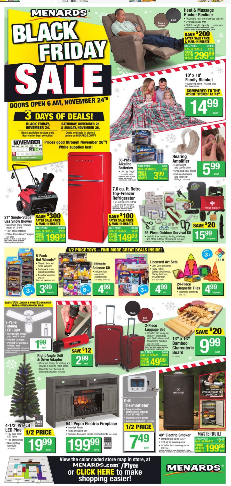 Menards Black Friday July 2024 Weekly Sales, Deals, Discounts and Digital Coupons.