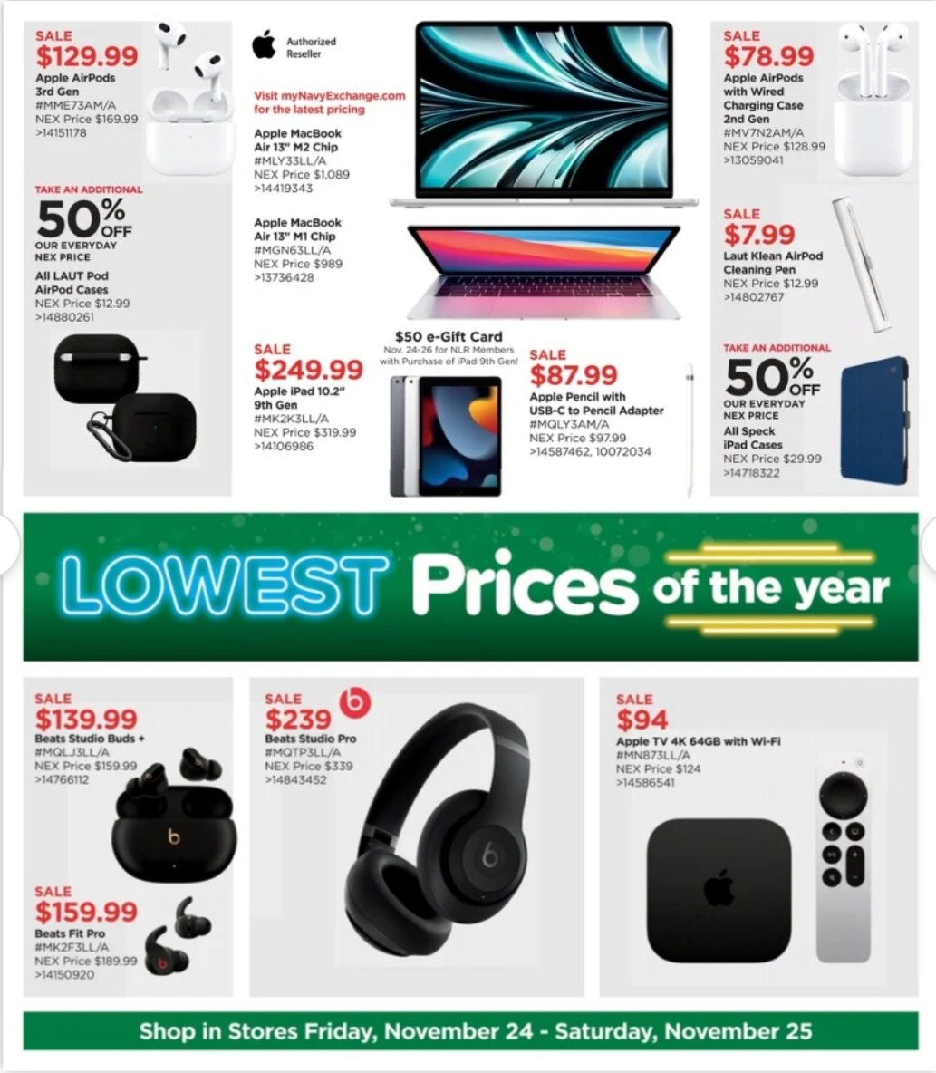 Navy Exchange Black Friday September 2024 Weekly Sales, Deals, Discounts and Digital Coupons.