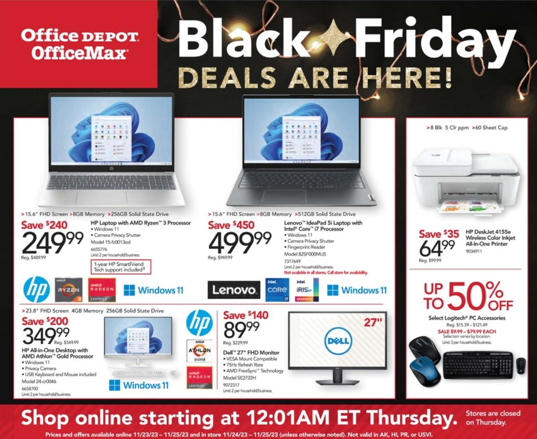Office Depot Black Friday July 2024 Weekly Sales, Deals, Discounts and Digital Coupons.