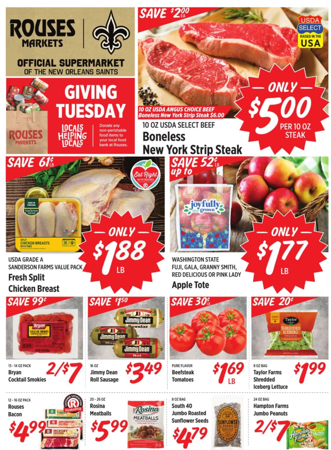 Rouses Black Friday Discount Speciaks