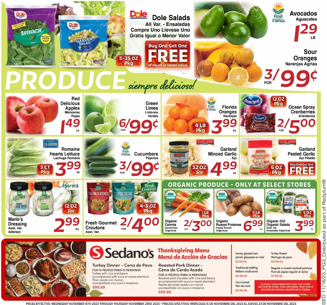 Sedano's Black Friday July 2024 Weekly Sales, Deals, Discounts and Digital Coupons.