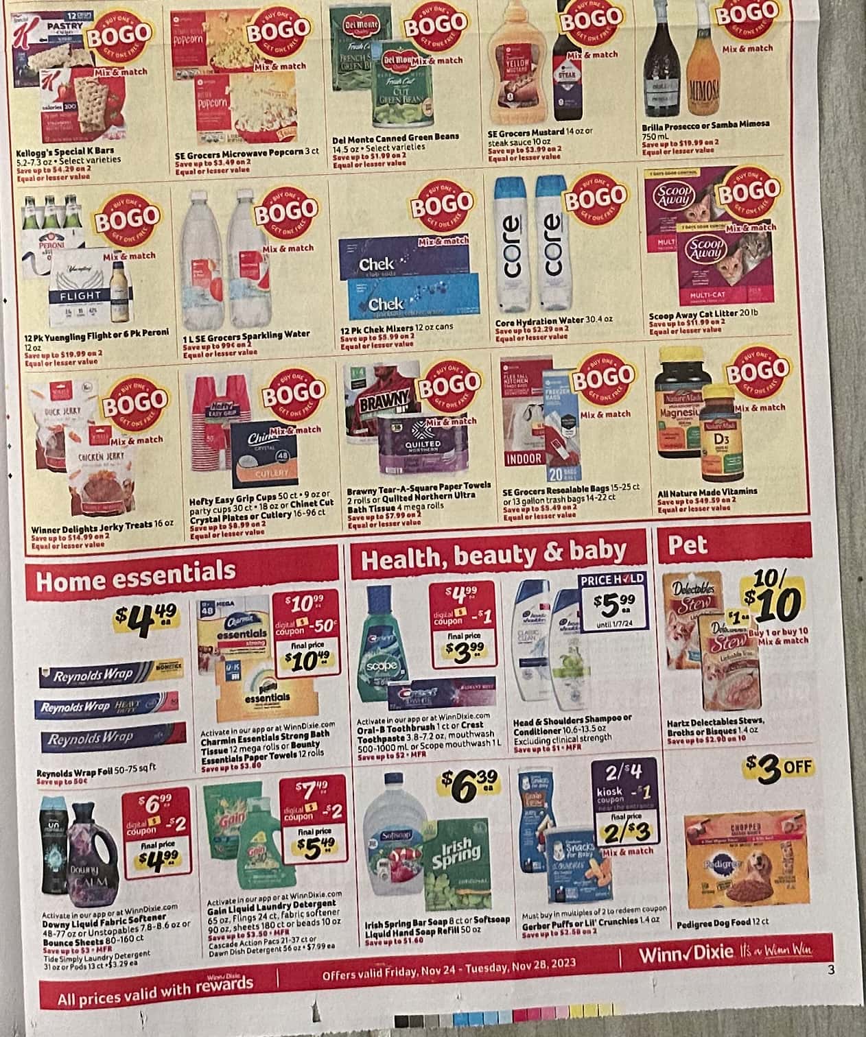 Winn Dixie Black Friday July 2024 Weekly Sales, Deals, Discounts and Digital Coupons.