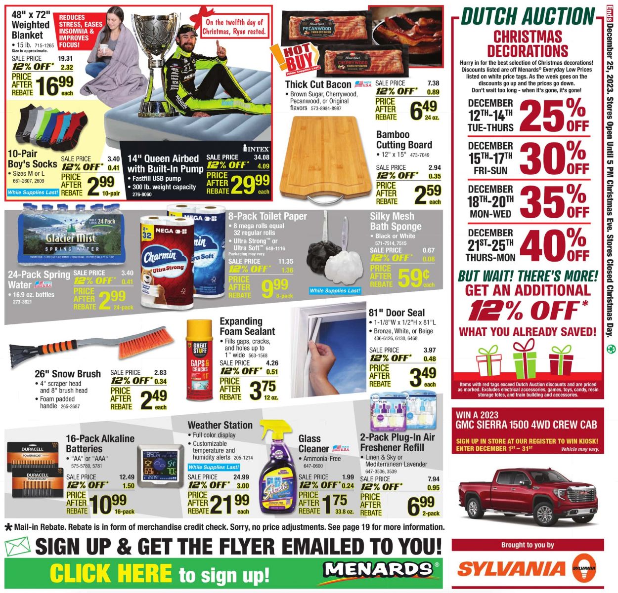 Menards Christmas July 2024 Weekly Sales, Deals, Discounts and Digital Coupons.