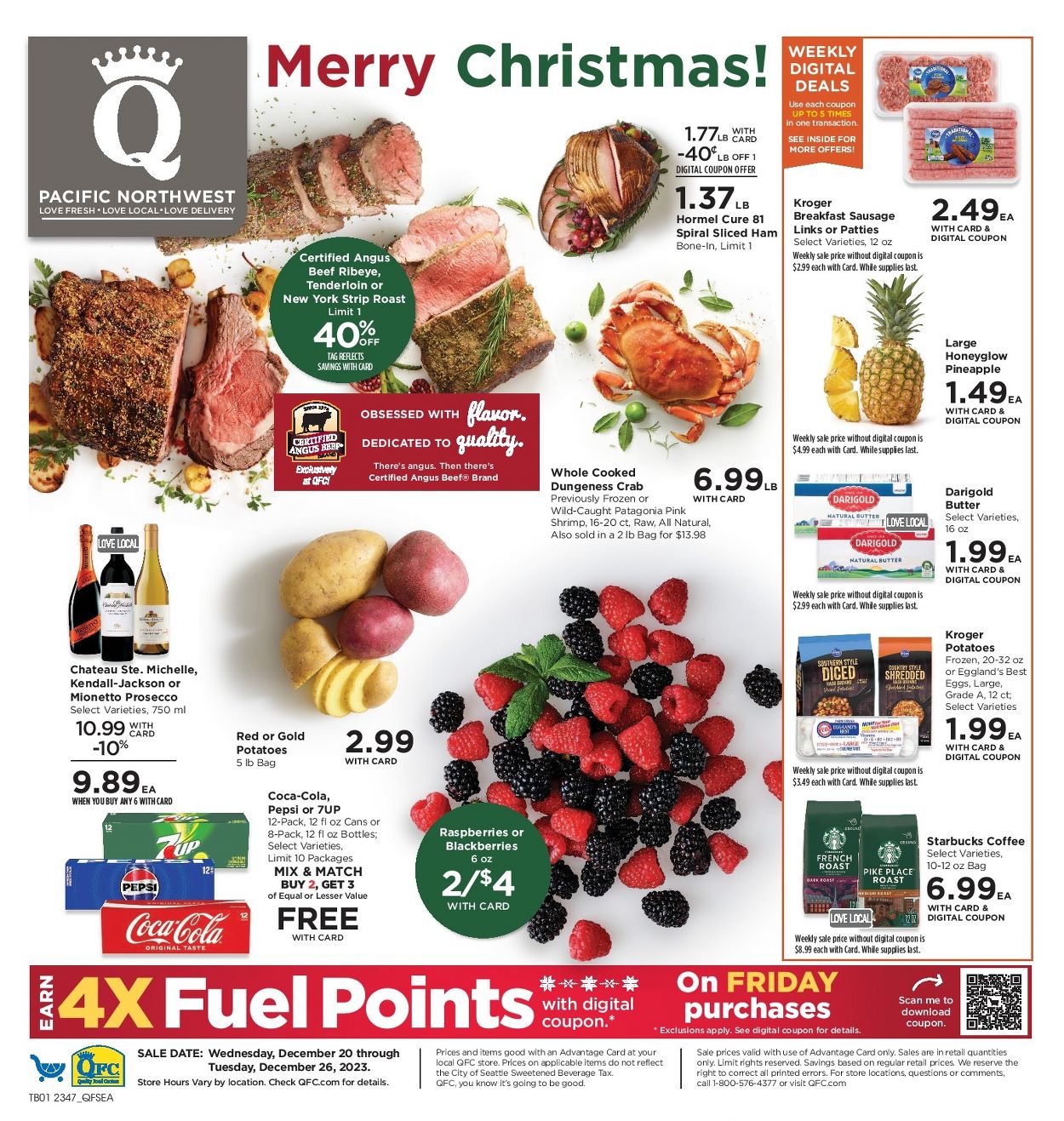 QFC Christmas July 2024 Weekly Sales, Deals, Discounts and Digital Coupons.