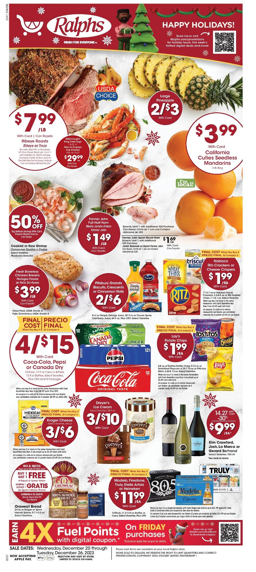 Ralphs Christmas July 2024 Weekly Sales, Deals, Discounts and Digital Coupons.