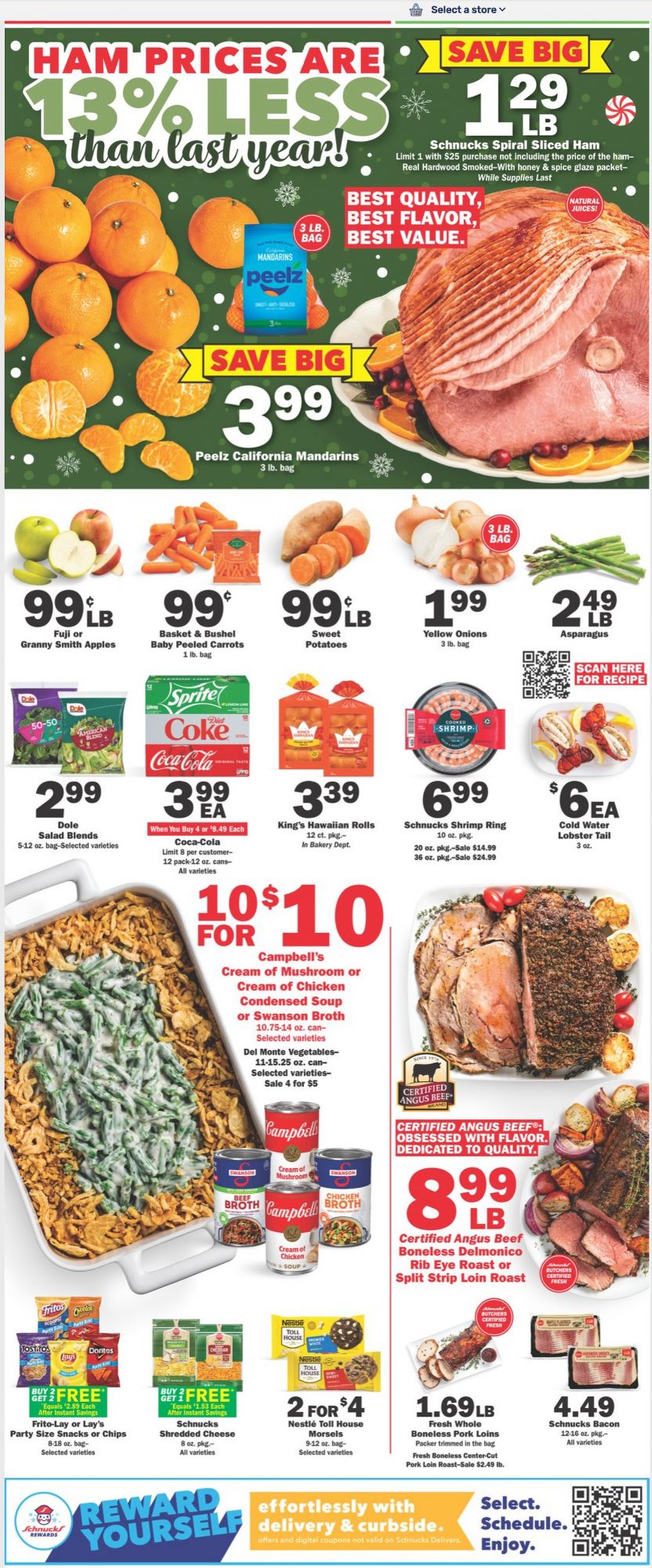 Schnucks Christmas July 2024 Weekly Sales, Deals, Discounts and Digital Coupons.
