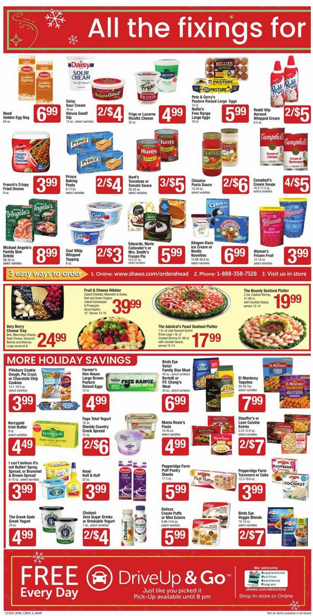 Shaw's Christmas July 2024 Weekly Sales, Deals, Discounts and Digital Coupons.