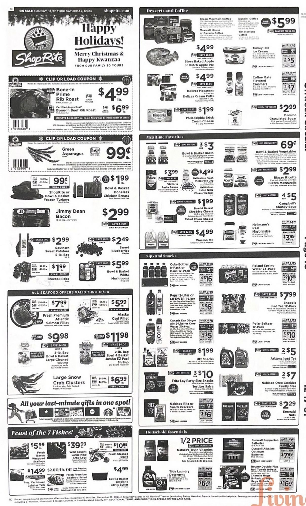 Shoprite Christmas July 2024 Weekly Sales, Deals, Discounts and Digital Coupons.