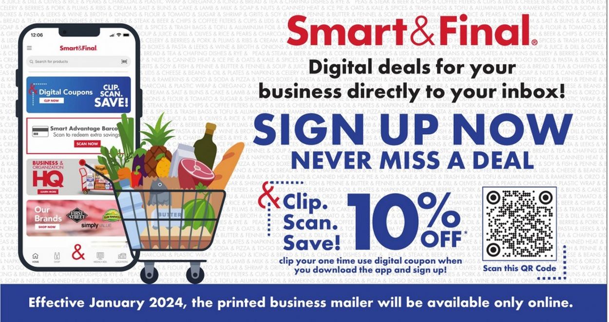 Smart and Final Christma July 2024 Weekly Sales, Deals, Discounts and Digital Coupons.