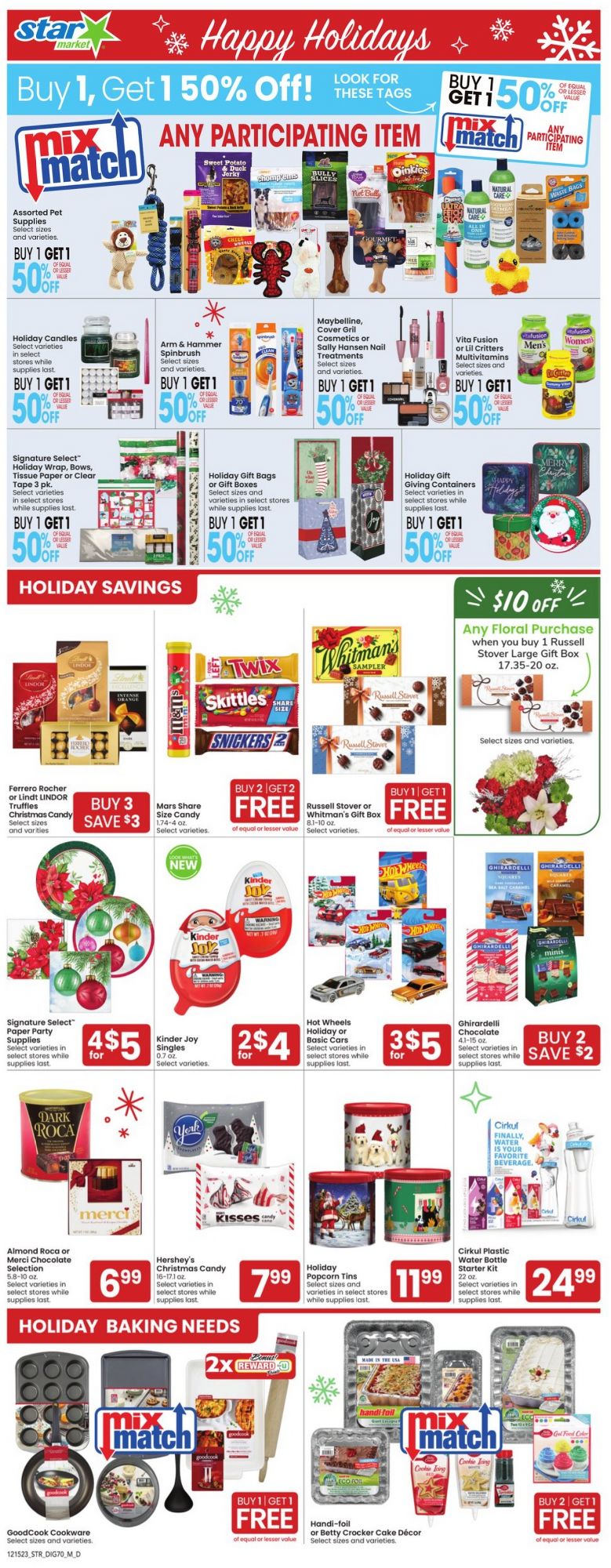 Star Market Christmas July 2024 Weekly Sales, Deals, Discounts and Digital Coupons.