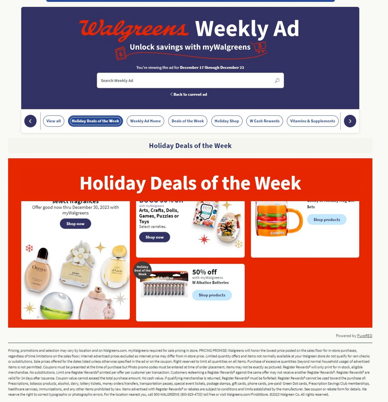Walgreens Christmas July 2024 Weekly Sales, Deals, Discounts and Digital Coupons.