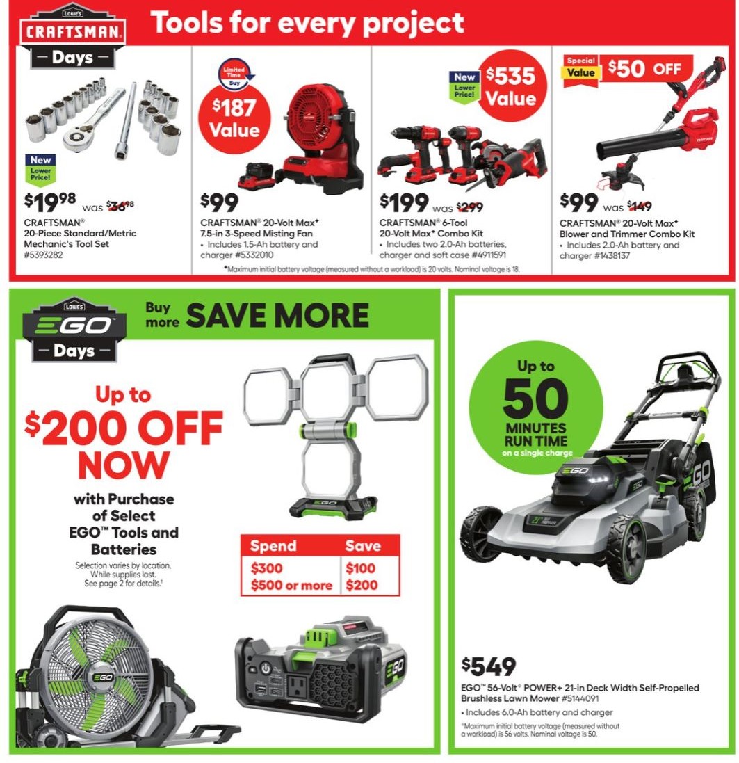 Lowe's Weekly Ad July 2024 Weekly Sales, Deals, Discounts and Digital Coupons.