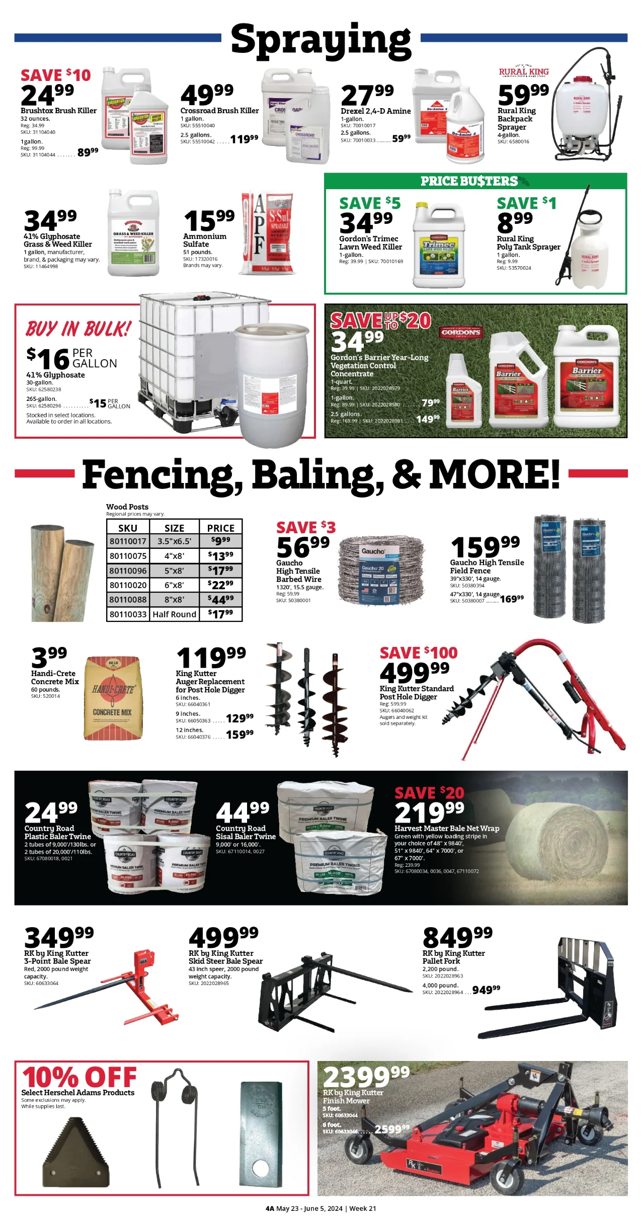 Rural King July 2024 Weekly Sales, Deals, Discounts and Digital Coupons.