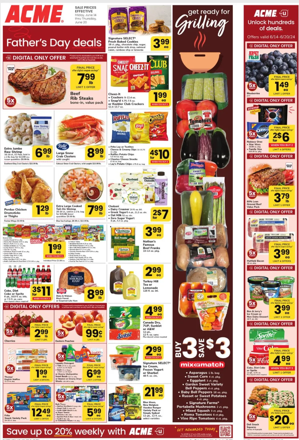 Acme Weekly Ad July 2024 Weekly Sales, Deals, Discounts and Digital Coupons.