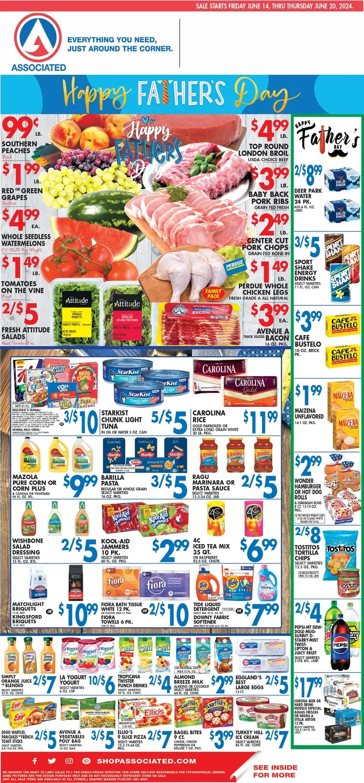 Associated Supermarkets July 2024 Weekly Sales, Deals, Discounts and Digital Coupons.