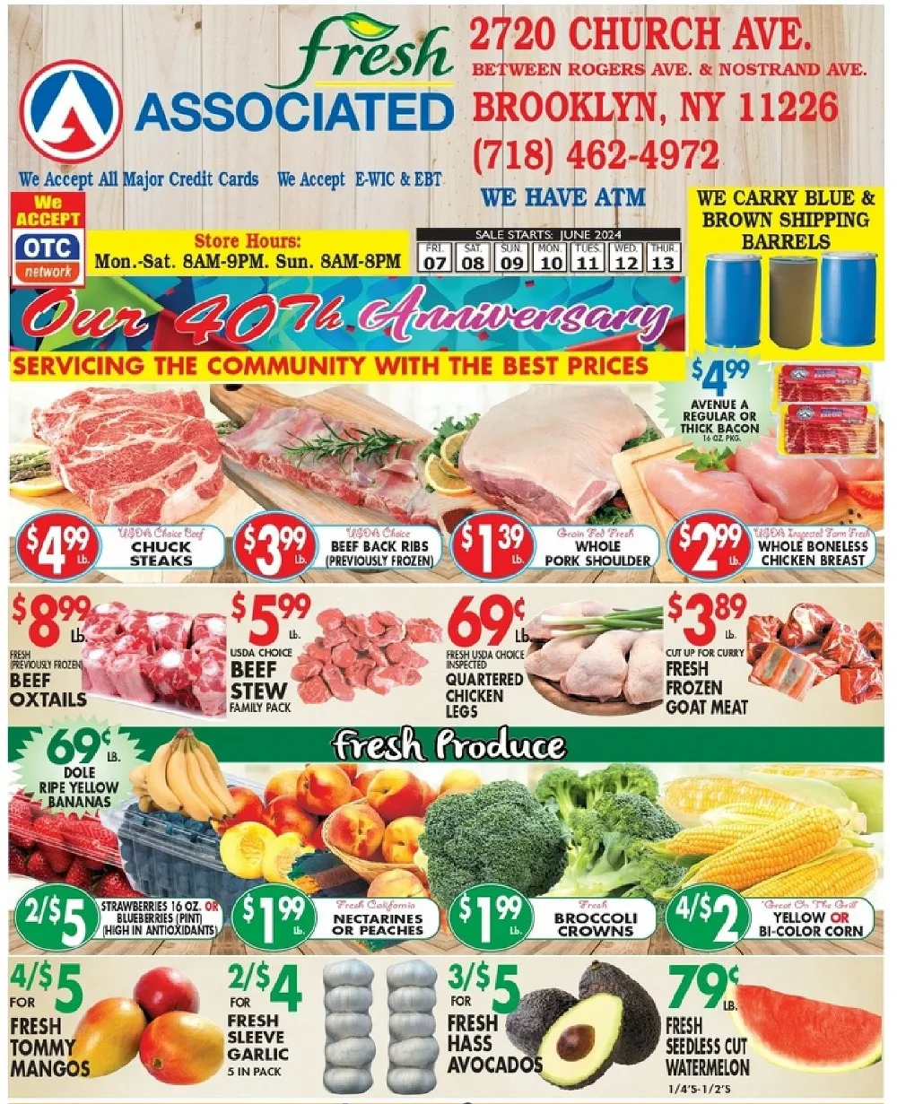 Associated Supermarkets Weekly Ad July 2024 Weekly Sales, Deals, Discounts and Digital Coupons.