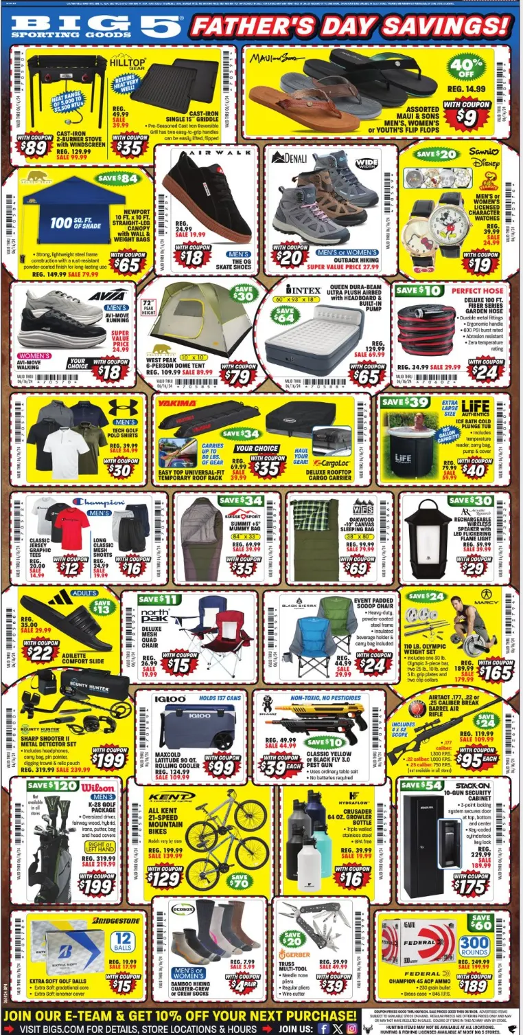 Big 5 Weekly Ad July 2024 Weekly Sales, Deals, Discounts and Digital Coupons.