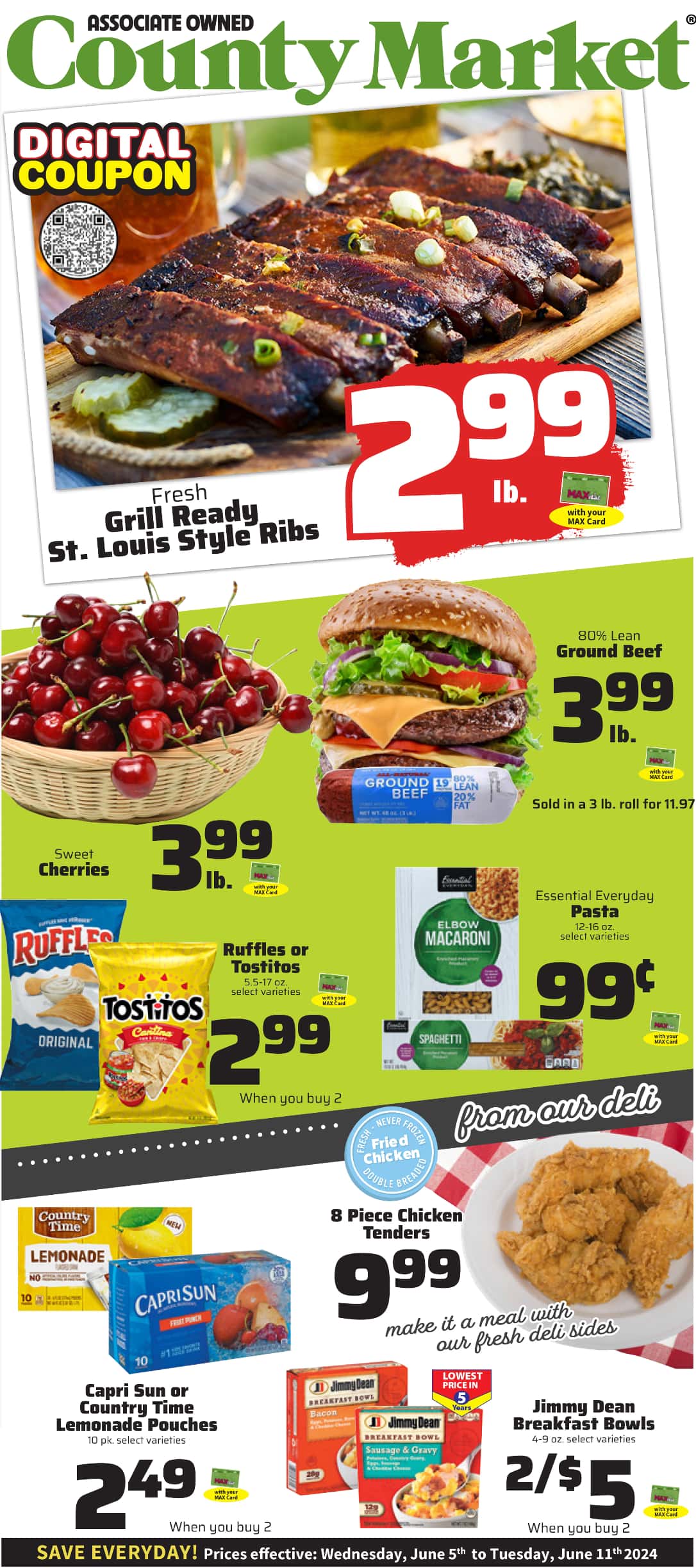 County Market July 2024 Weekly Sales, Deals, Discounts and Digital Coupons.