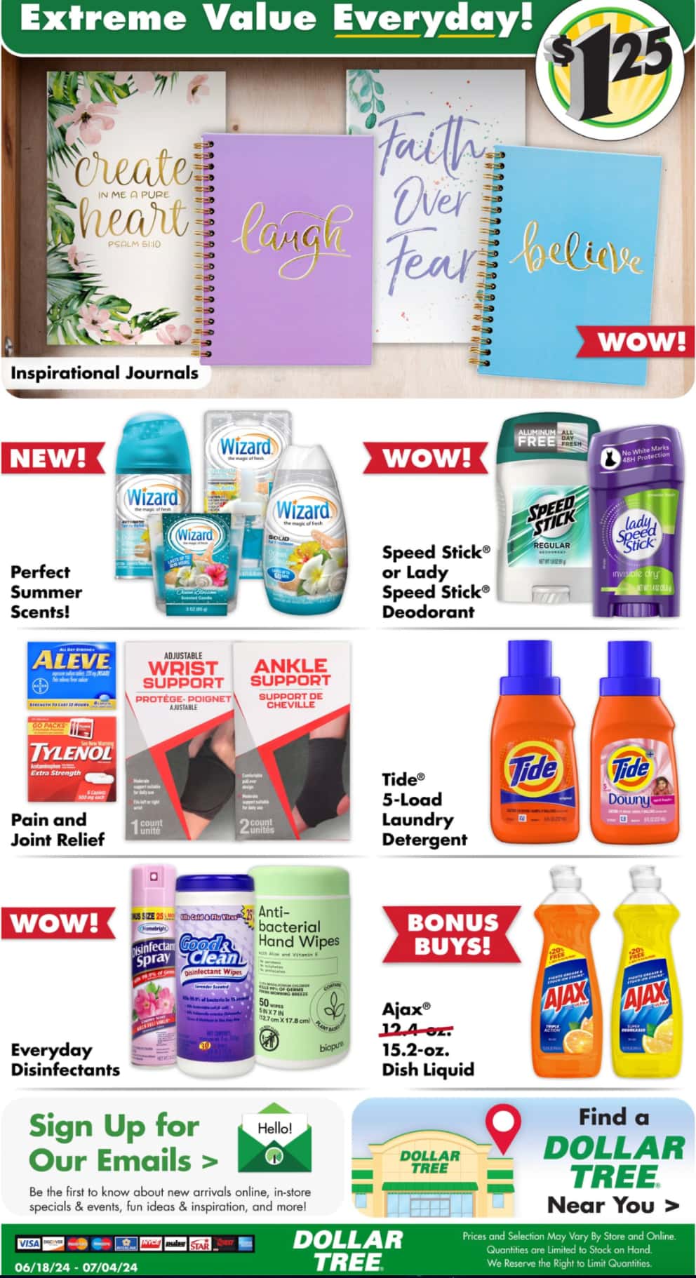 Dollar Tree Weekly Ad July 2024 Weekly Sales, Deals, Discounts and Digital Coupons.