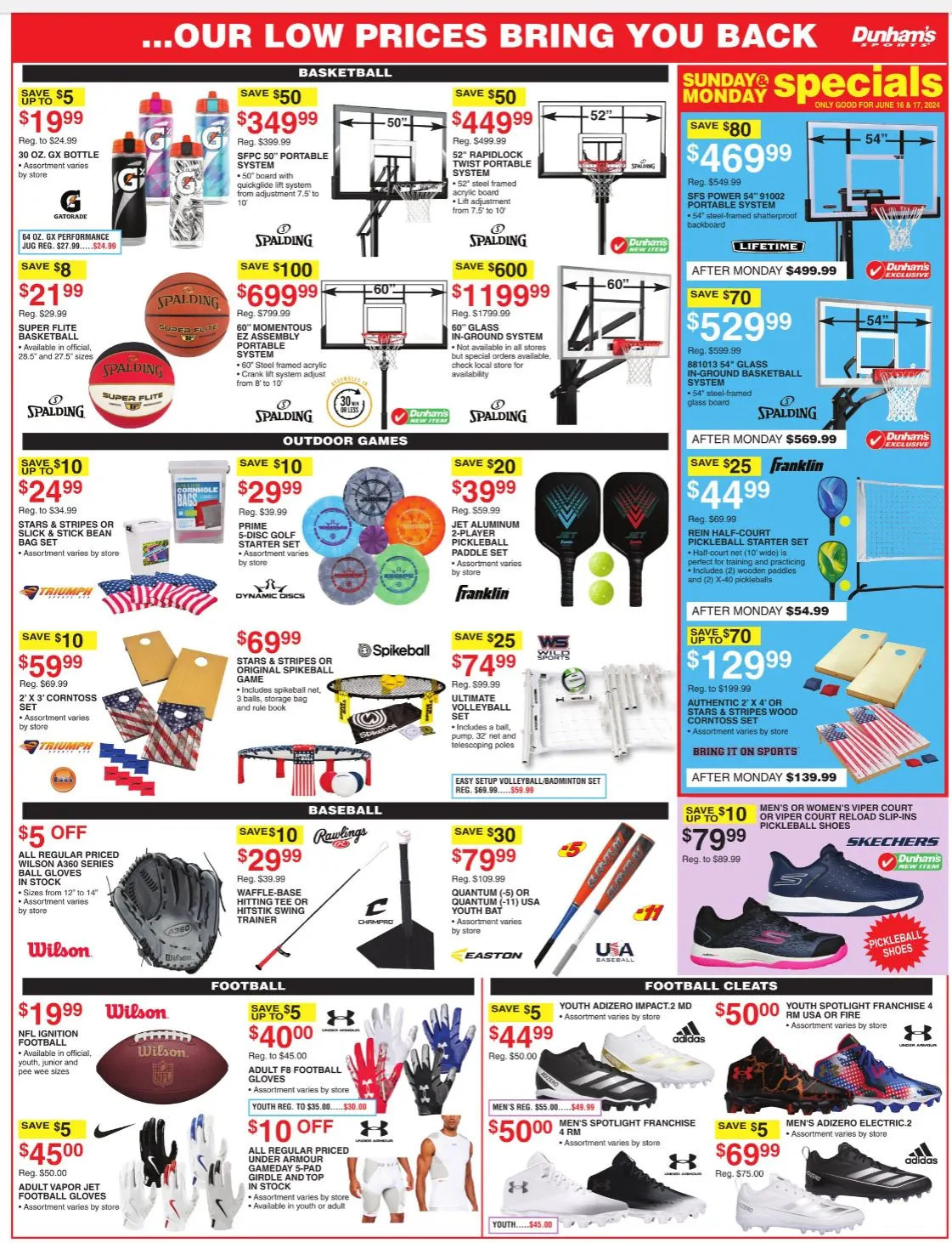 Dunham's July 2024 Weekly Sales, Deals, Discounts and Digital Coupons.