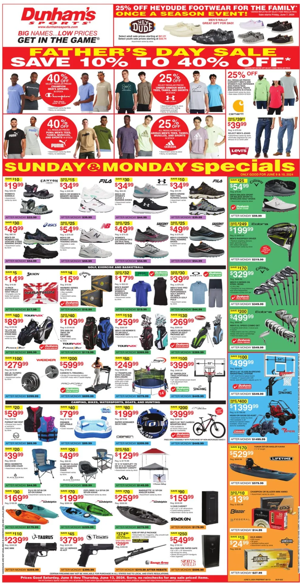 Dunham's Sports Weekly Ad July 2024 Weekly Sales, Deals, Discounts and Digital Coupons.