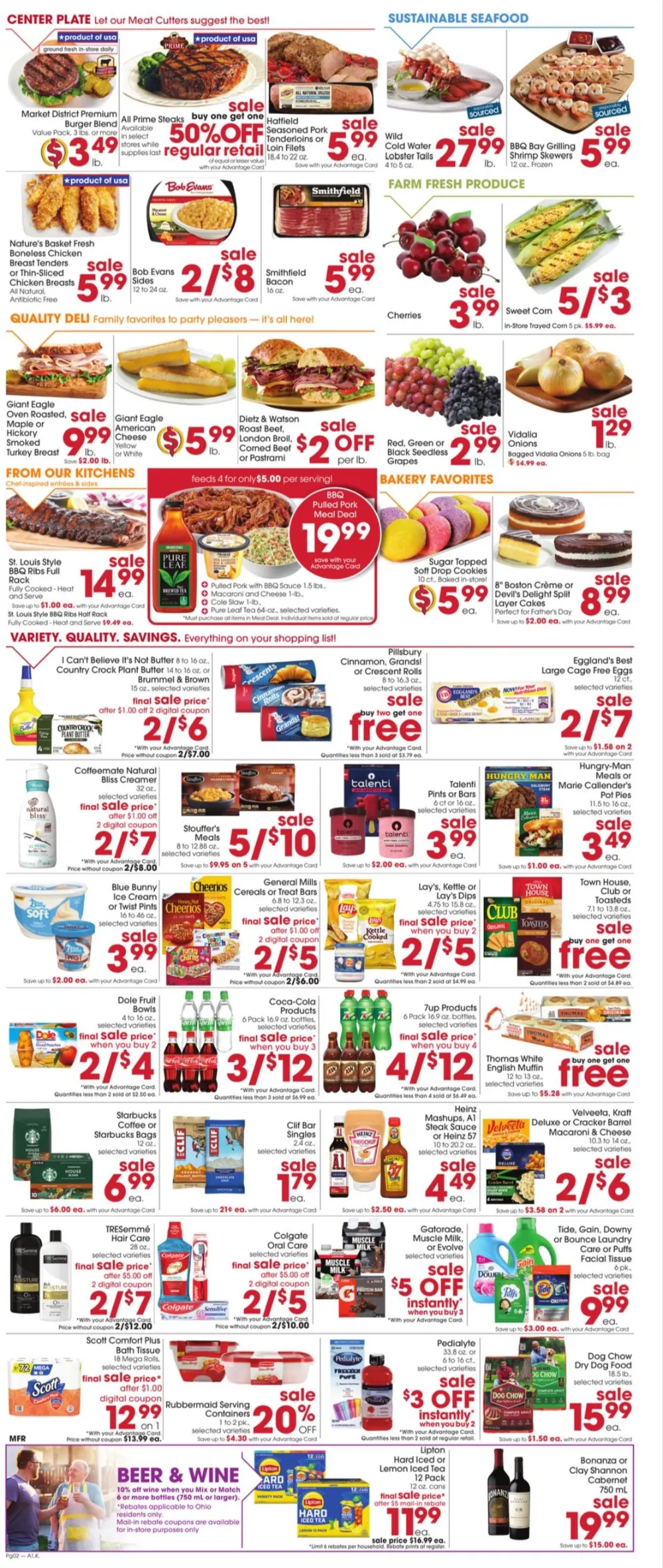 Giant Eagle Weekly Ad July 2024 Weekly Sales, Deals, Discounts and Digital Coupons.