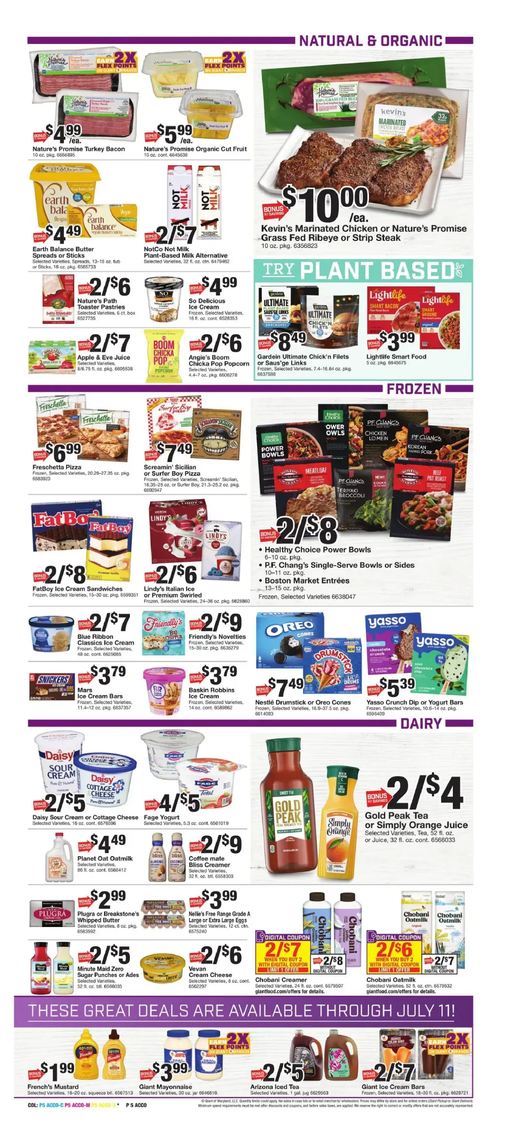 Giant Food July 2024 Weekly Sales, Deals, Discounts and Digital Coupons.