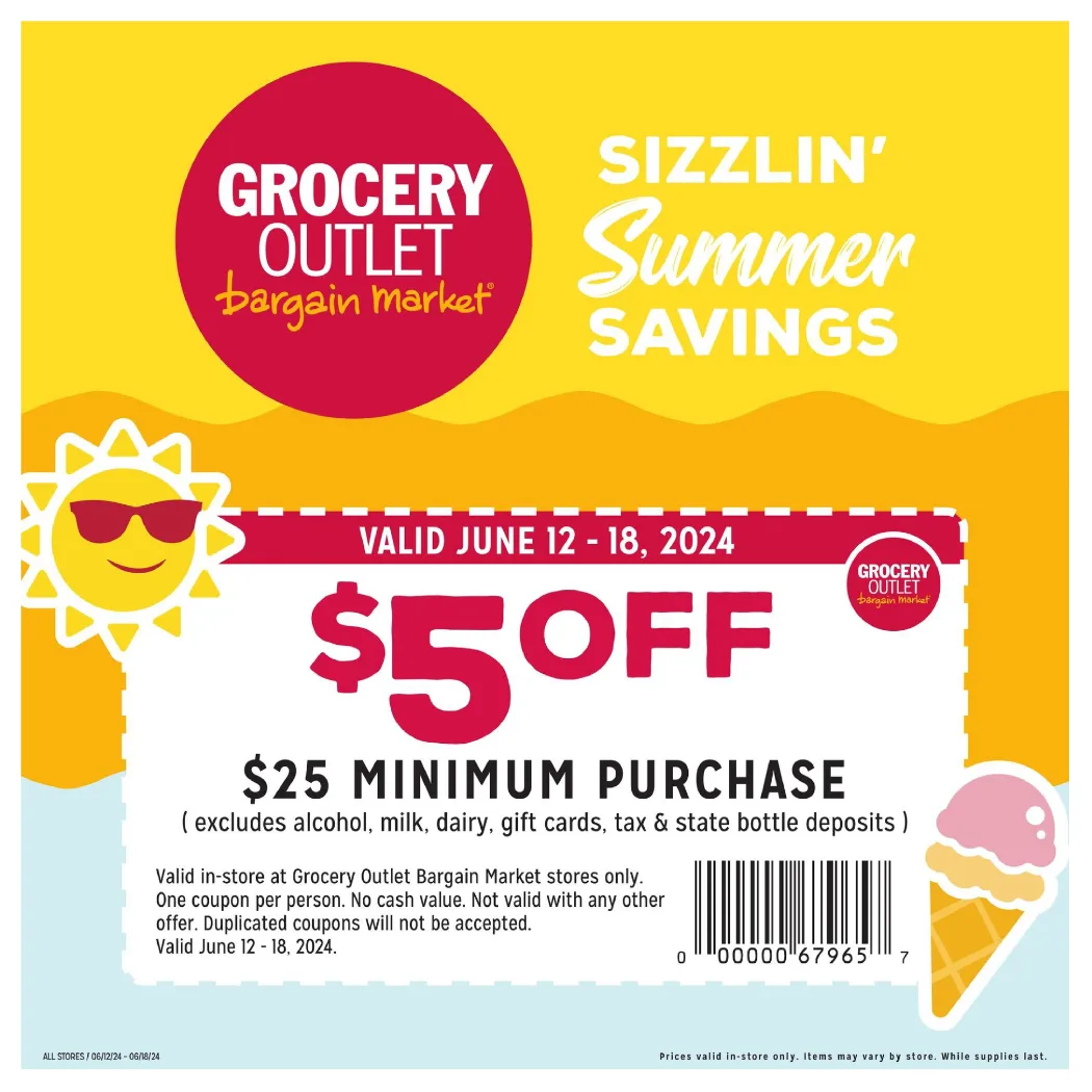 Grocery Outlet Weekly Ad July 2024 Weekly Sales, Deals, Discounts and Digital Coupons.
