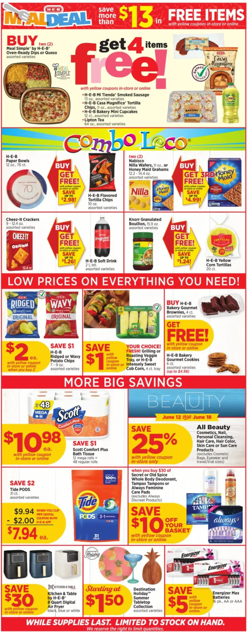 HEB Weekly Ad July 2024 Weekly Sales, Deals, Discounts and Digital Coupons.