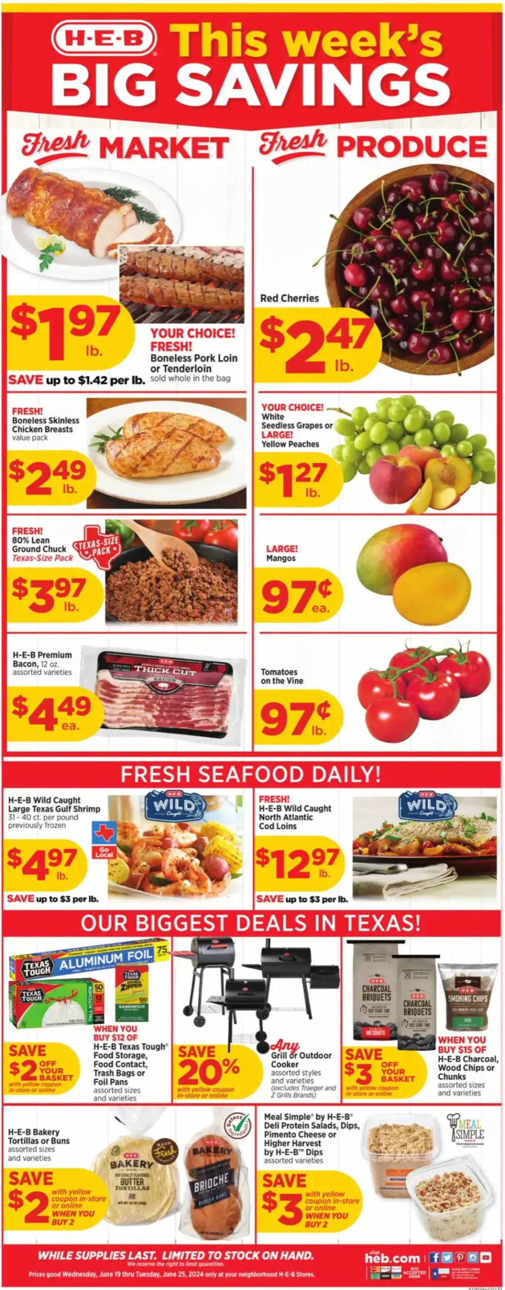 HEB July 2024 Weekly Sales, Deals, Discounts and Digital Coupons.