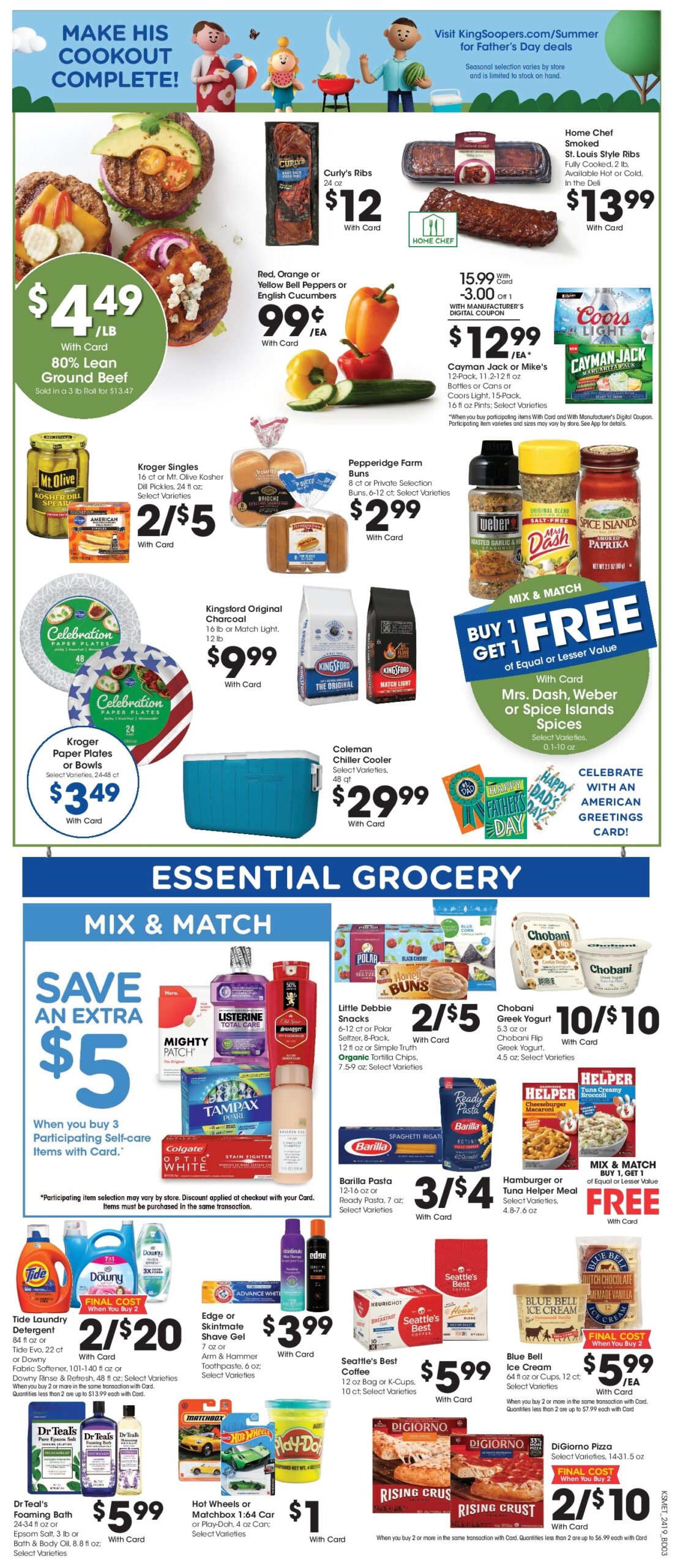 King Soopers Weekly Ad July 2024 Weekly Sales, Deals, Discounts and Digital Coupons.