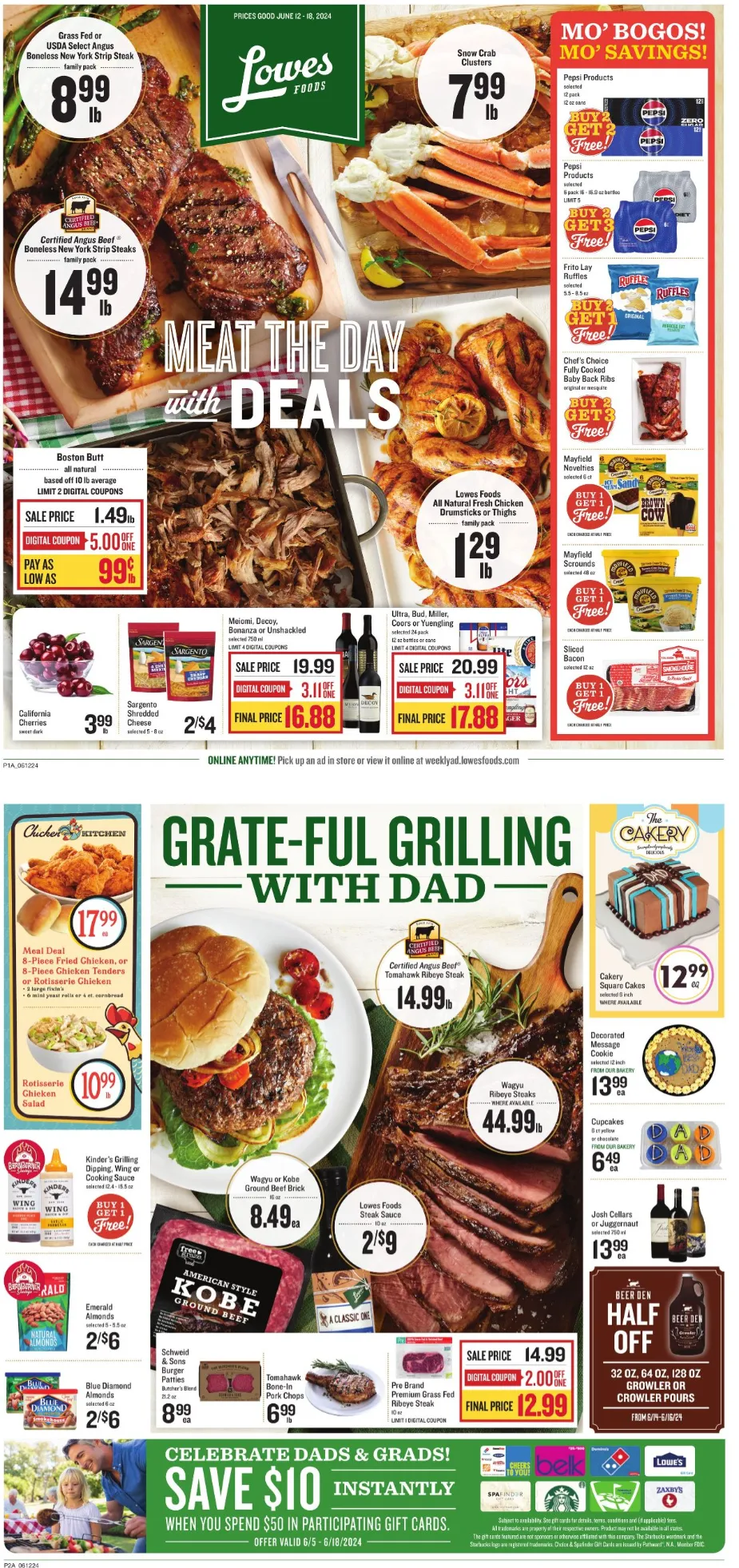 Lowes Foods Weekly Ad July 2024 Weekly Sales, Deals, Discounts and Digital Coupons.
