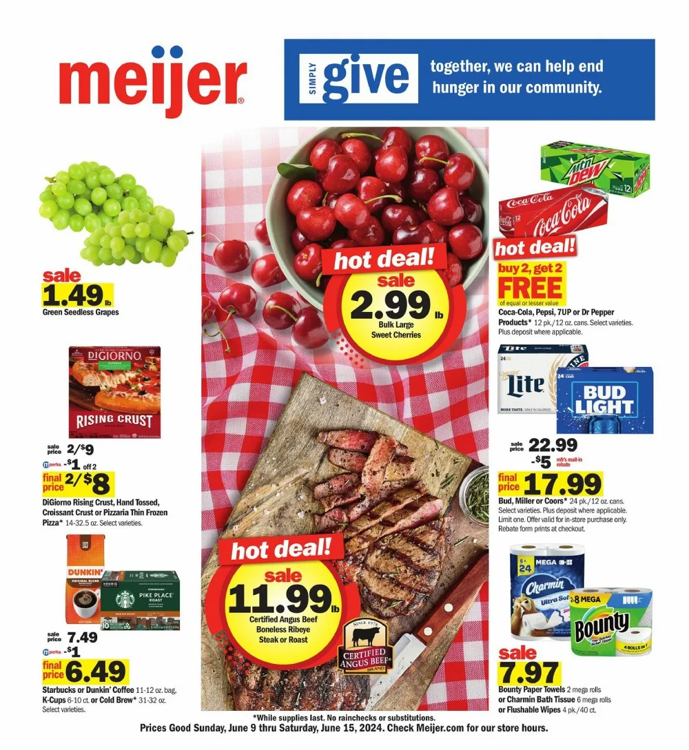 Meijer Weekly Ad July 2024 Weekly Sales, Deals, Discounts and Digital Coupons.