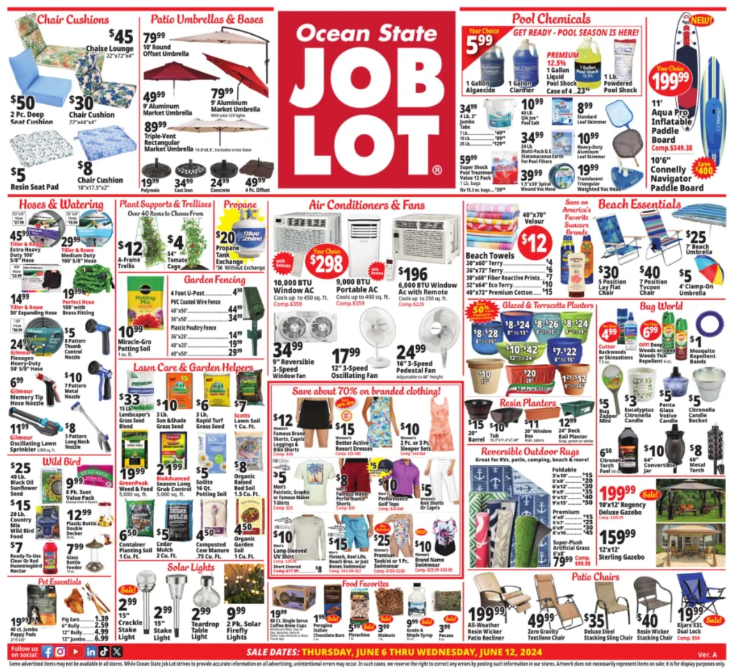 Ocean State Job Lot July 2024 Weekly Sales, Deals, Discounts and Digital Coupons.