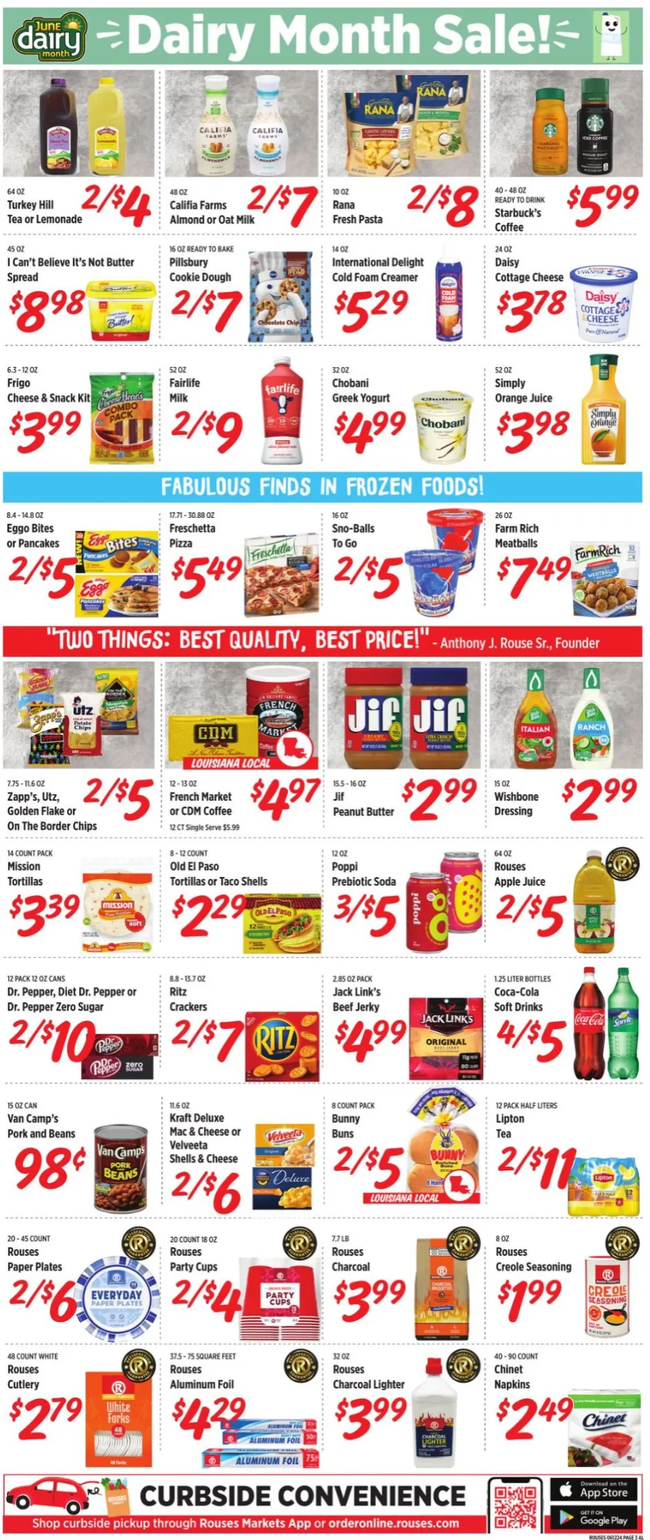 Rouses Weekly Ad July 2024 Weekly Sales, Deals, Discounts and Digital Coupons.