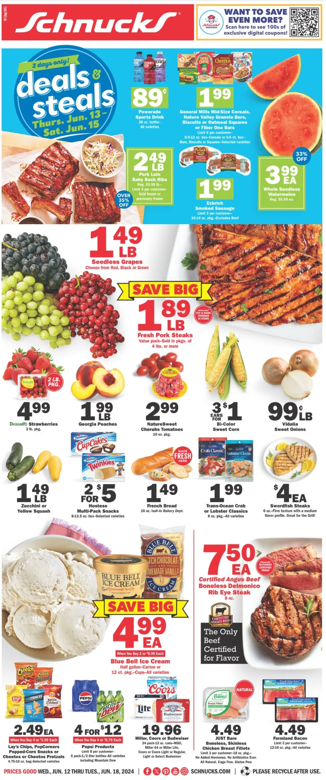 Schnucks Weekly Ad July 2024 Weekly Sales, Deals, Discounts and Digital Coupons.