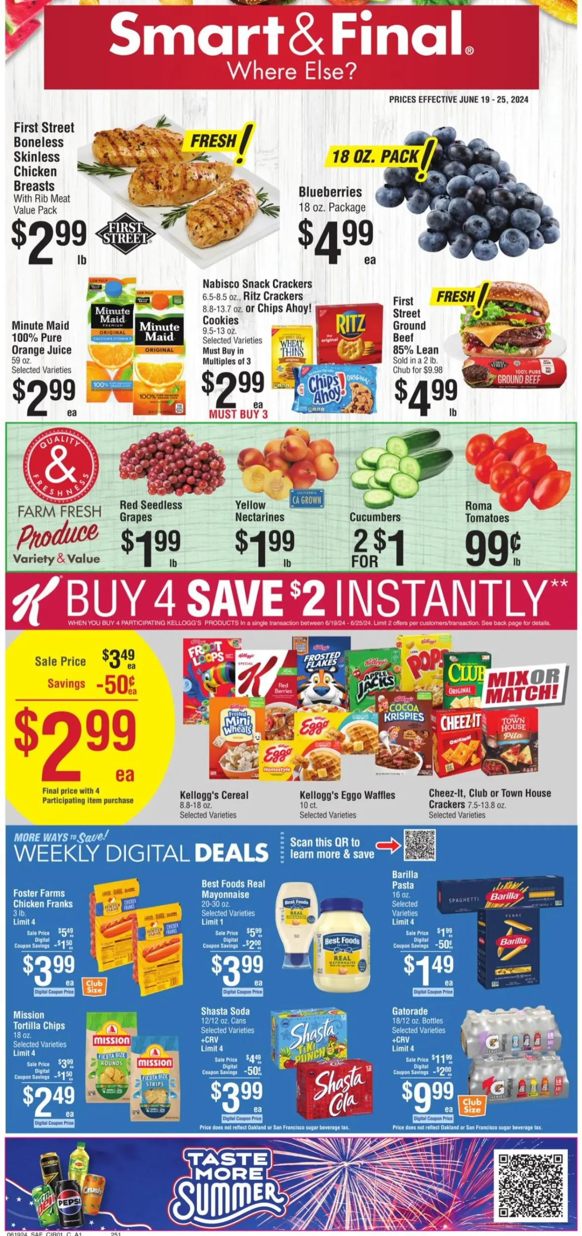 Smart and Final July 2024 Weekly Sales, Deals, Discounts and Digital Coupons.
