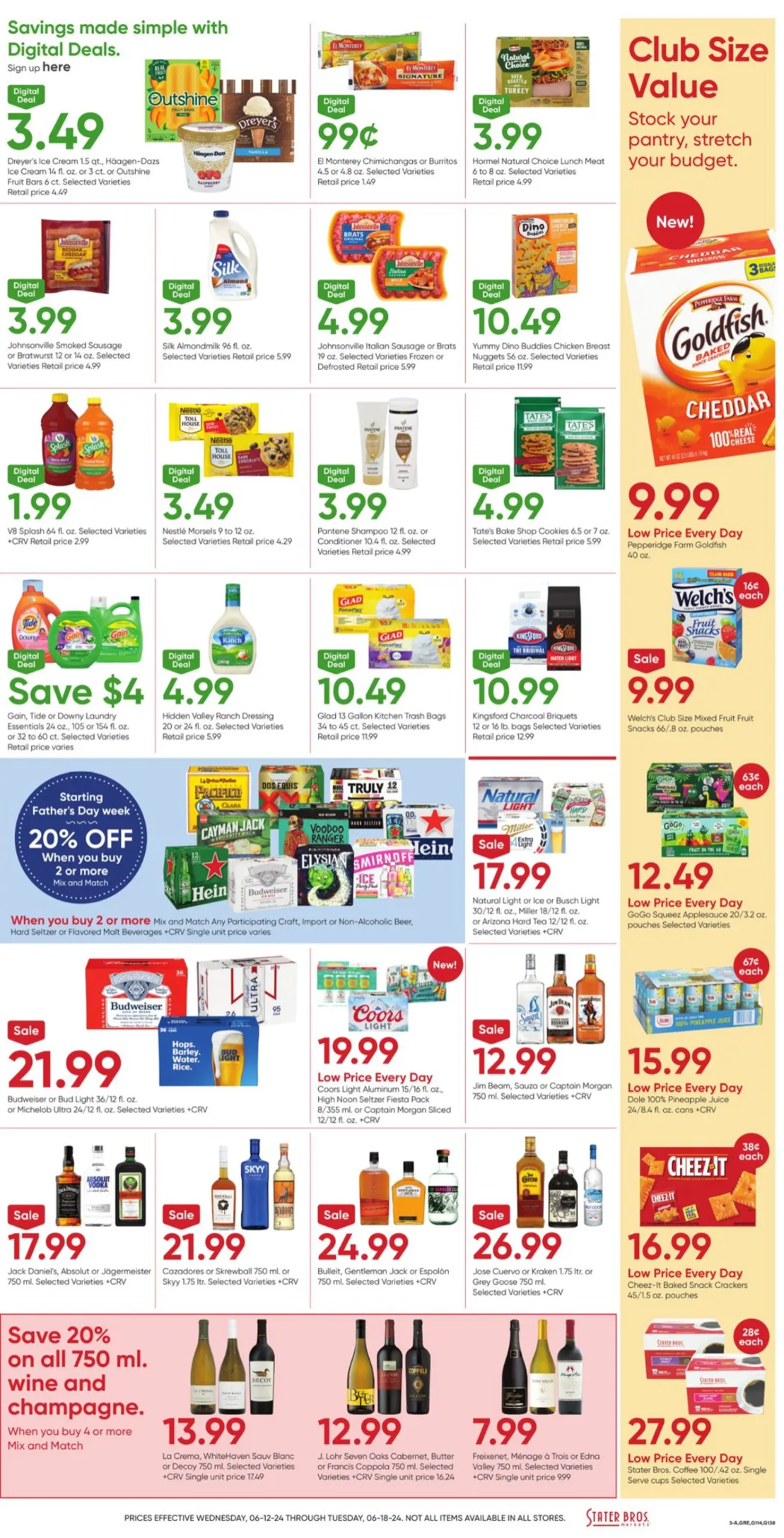 Stater Bros Weekly Ad July 2024 Weekly Sales, Deals, Discounts and Digital Coupons.