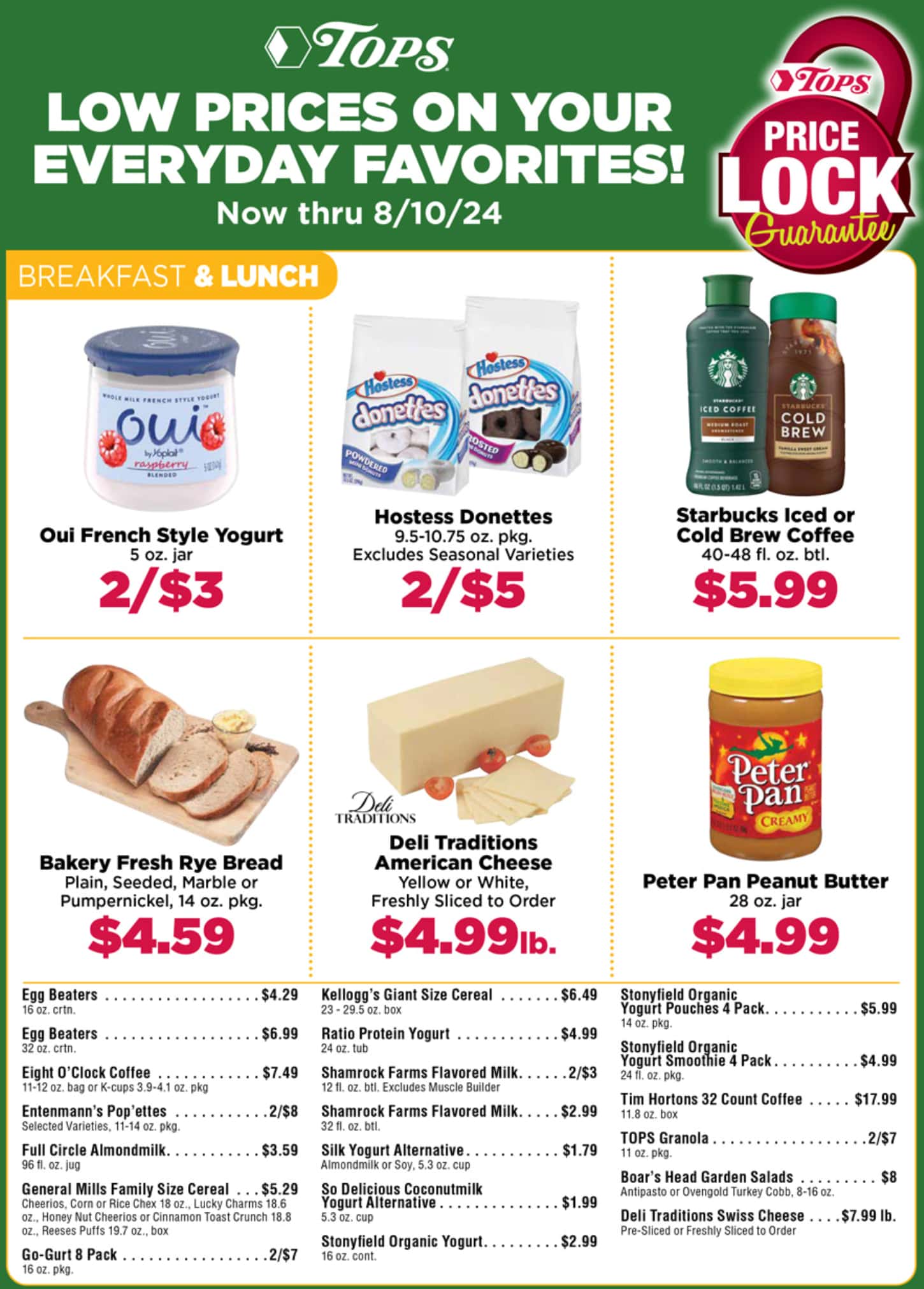 Tops Weekly Ad July 2024 Weekly Sales, Deals, Discounts and Digital Coupons.